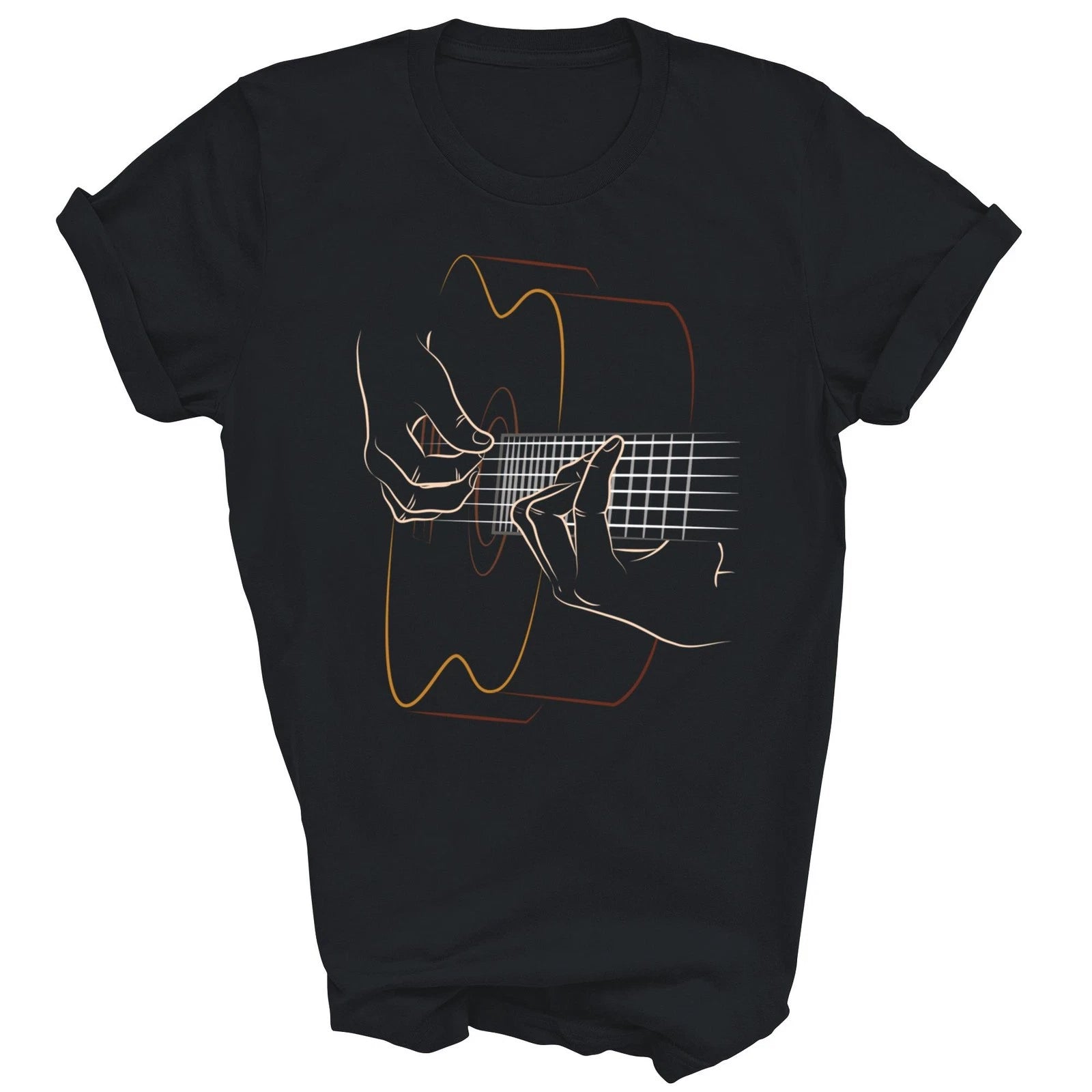 Cool Acoustic Guitar Player Funny Unisex Shirt Gift