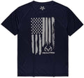 Realtree American Flag Shirt 4th of July Short Sleeve Patriotic Unisex T-Shirt