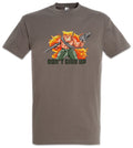 Mercenary Don't Give Up T-Shirt Gamer Gaming Pixel Retro 8 16 Bit Geek Nerd