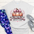 Vintage Pumpkin Social Club T-Shirt, Fall Vibes Shirt, Autumn Cozy Tee