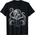 Sir I Am Reading Shoosh Octopus Book Lover Reader T-Shirt