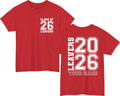 Class Of 2026 Custom Name T-Shirt | Leavers School Shirt Graduate Gift Tee Top
