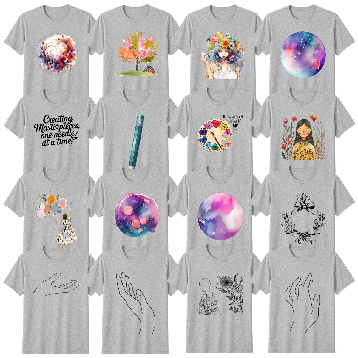 Minimalist Art T-Shirt Watercolour Abstract Art Lover Gift