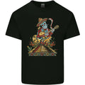 Mariachi Sugar Skull Day of the Dead Guitar Mens Cotton T-Shirt Tee Top