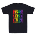 Kindness Equality Love LGBTQ Rainbow Flag Gay Pride Ally Funny Vintage T-Shirt