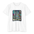 Neon City Streets T-shirt | Cyberpunk Nightscape
