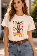 Weird Fortune Teller T-Shirt Psychedelic Mystic Art Tee with Surreal Tarot Vibes