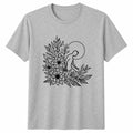 Minimalist Watercolour Art Floral T-Shirt Art And Nature Birthday Gift
