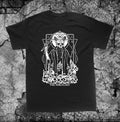 Magician Tarot Card Shirt - Gothic Occult Death Satanic Pentagram Baphomet Skull