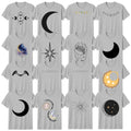 Minimalist Moon Phases Outdoor Adventure T-Shirt Camping Birthday Gift