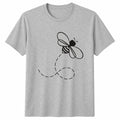 Floral Butterfly And Bee Nature T-Shirt Dragonfly Birthday Gift