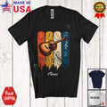 Custom Name Daddy Guitar; Amazing Father's Day Guitarist; Family Vintage T-Shirt