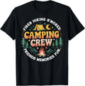 Camping Crew Family Matching Group Friends Men Women Kid T-Shirt