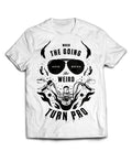 Hunter S Thompson T-Shirt! "The Weird Turn Pro" quote, fear and loathing, gonzo,