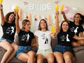 Personalised Hen Party T Shirts, Team Bachelorette Party Shirt, Bridal Party