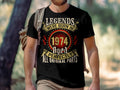51st Birthday T Shirt Born In 1974 Mens Gifts 51 Years Old Tee Aged Perfectly