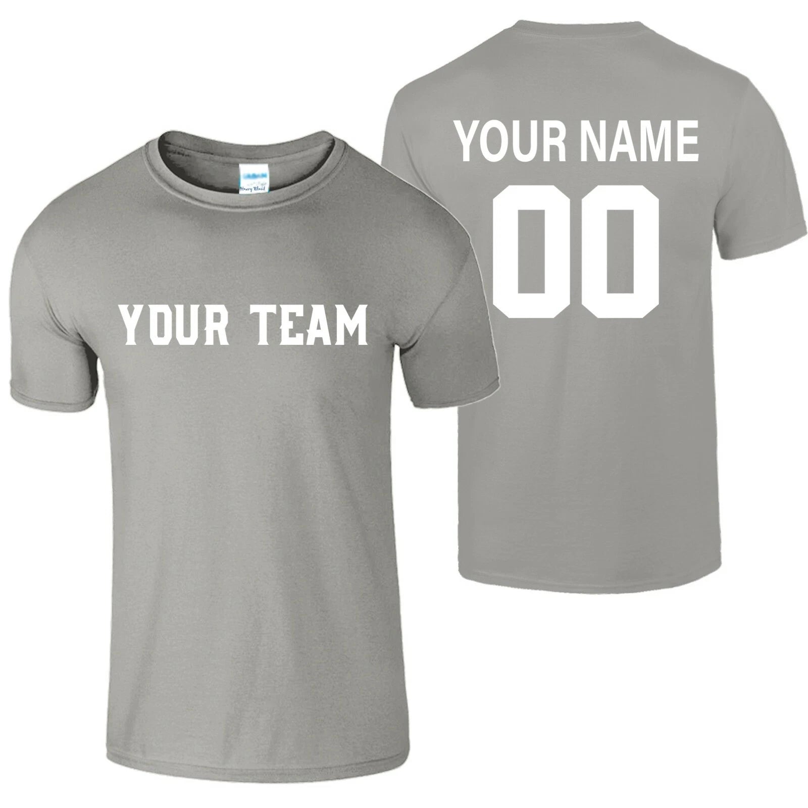 Personalized Custom Name Number Football Team Funny Customized Colors T-Shirt