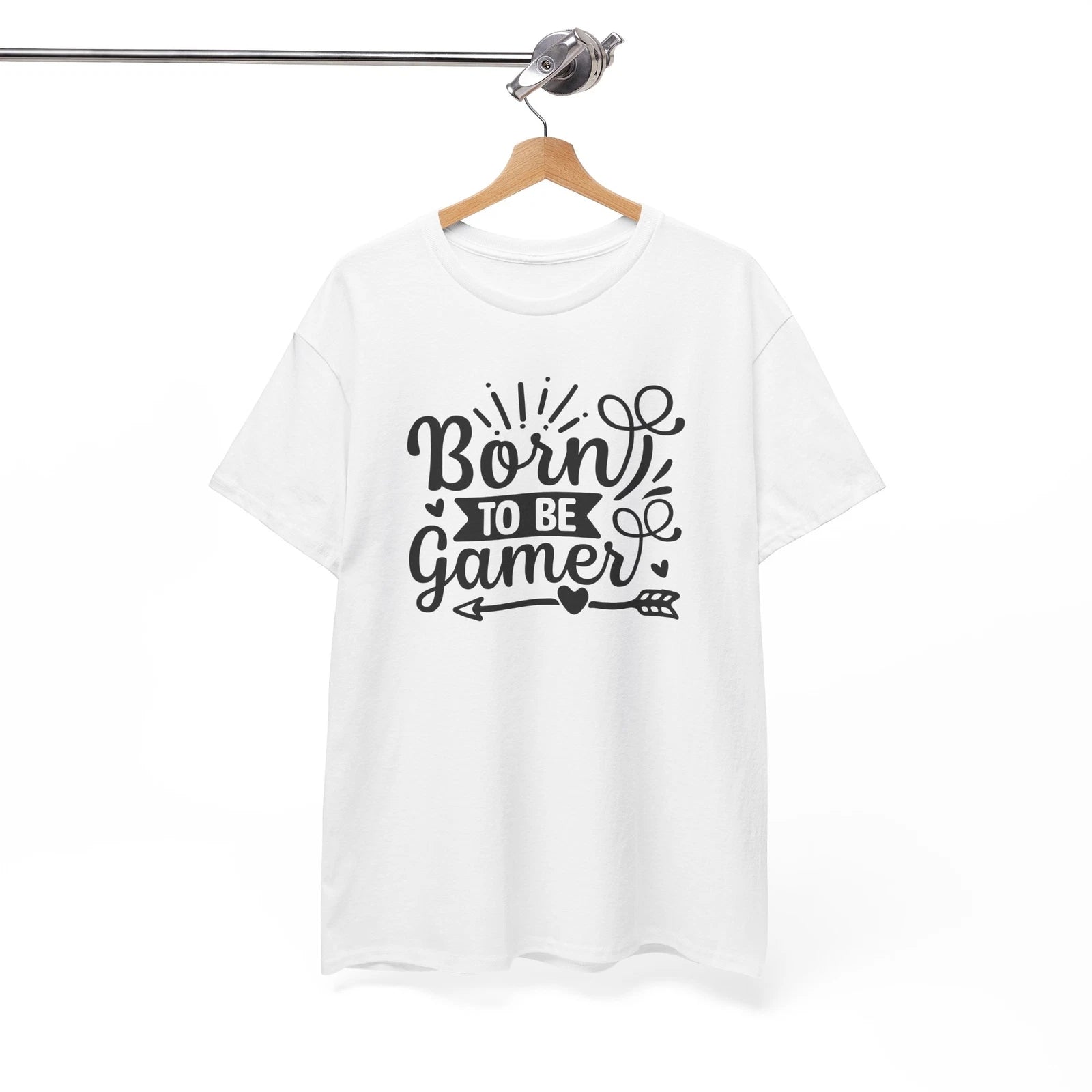 Retro Gaming T-Shirt | 80s Gamer Tee | Born to be Gamer Shirt