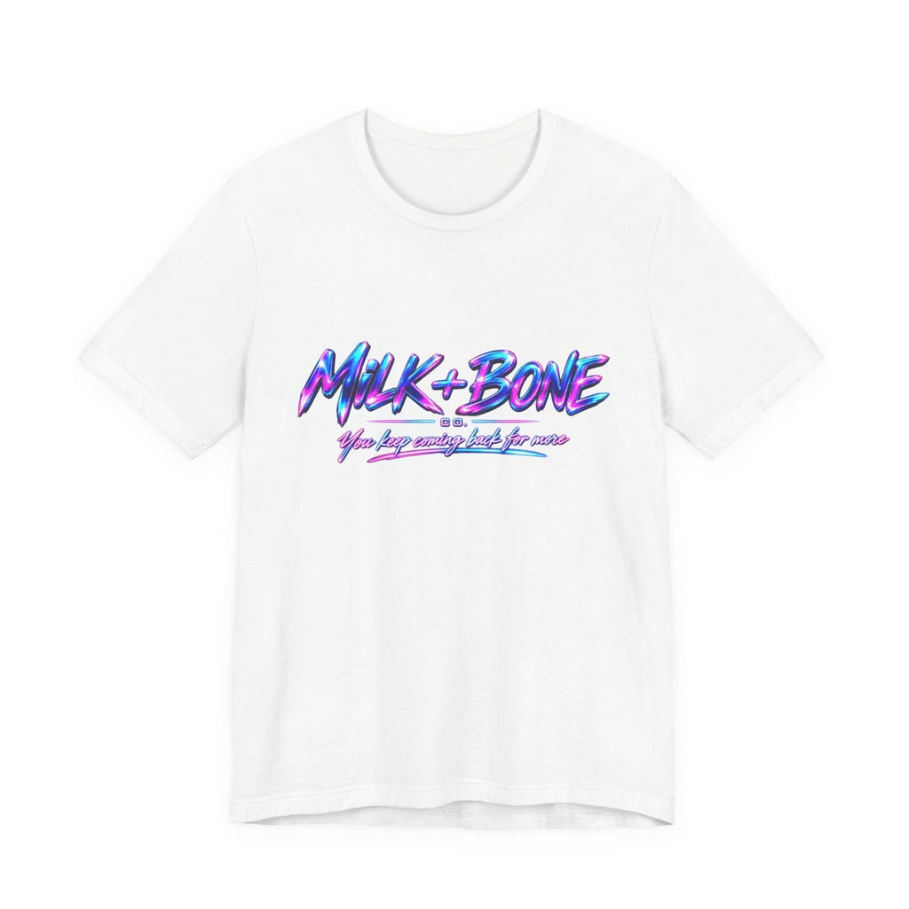 Retro Neon Script Graphic T-Shirt | Soft Unisex Tee