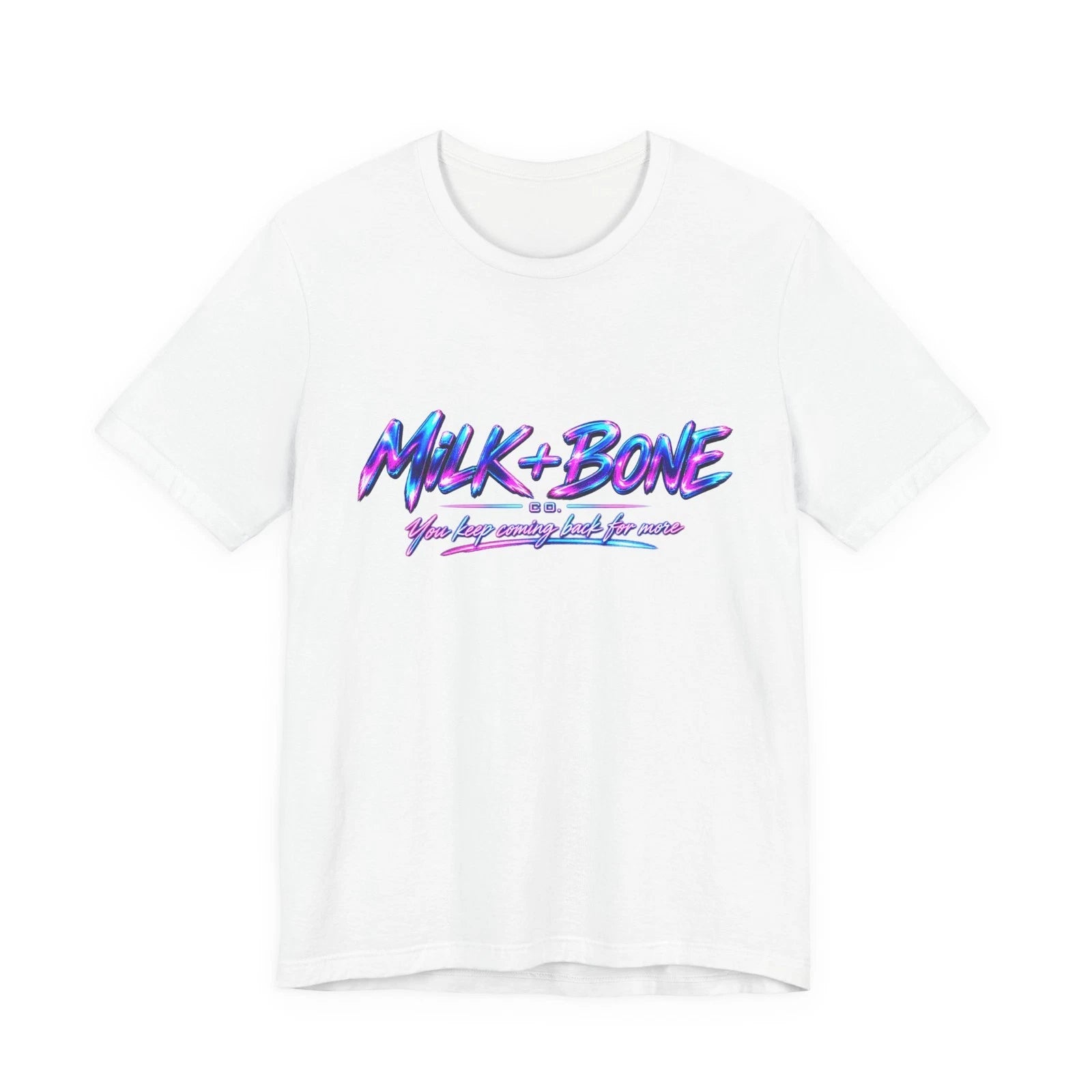Retro Neon Script Graphic T-Shirt | Soft Unisex Tee