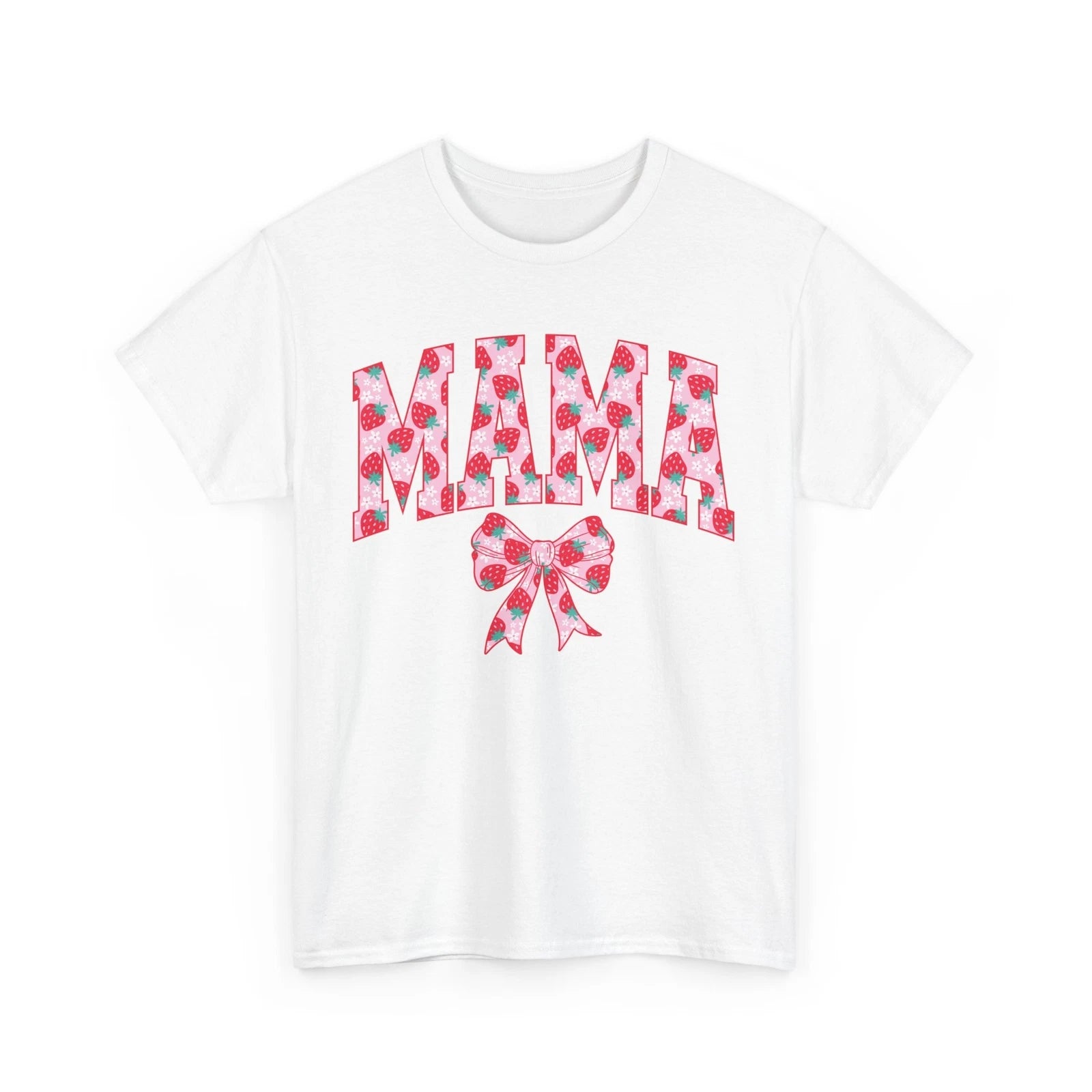 Summer Vibes T-Shirt | Mama Strawberry Tee | Summer T-Shirt