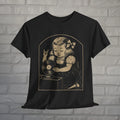Metal Vinyl Shirt Rock Hand Sign Record Player Retro Punk Gift Unisex Tee