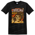 Social Distortion Punk Rock Band Skull Graphic T Shirt Vintage Concert Tee