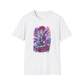 Sakura Kitsune T-Shirt Cyberpunk Fox Japanese Streetwear Graphic Tee