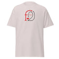 Minimalist Woman Line Art Unisex T-Shirt - Fiore D'Amore Elegant Logo Tee