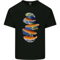 Our Orange Planet Earth Mens Light Cotton T-Shirt