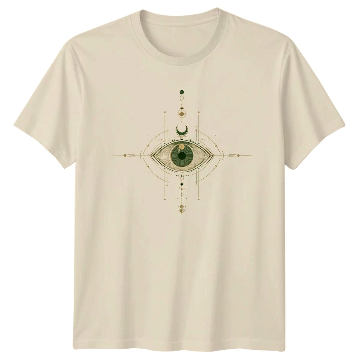 Sacred Geometry Third Eye Cosmic Celestial T-Shirt Mystical Protection