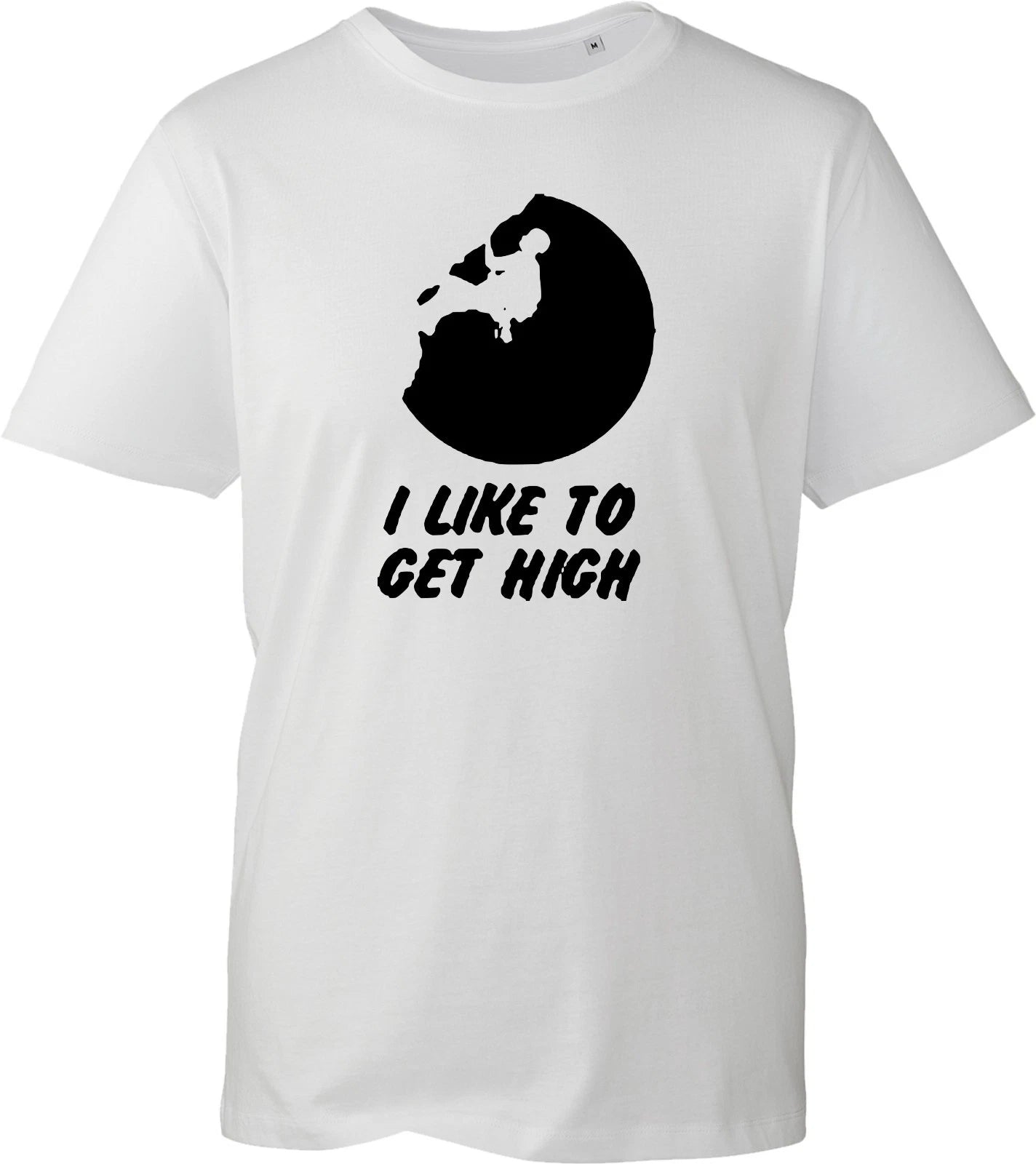 I Like To Get High T-Shirt Rock Climbing Bouldering Mens Womens Kids Sport Top