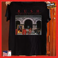 Rush Moving Pictures Graphic Unisex Black T-shirt
