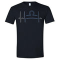 Libra Shirt Zodiac Sign Astrology Heartbeat Shirt October November Birthday Gift