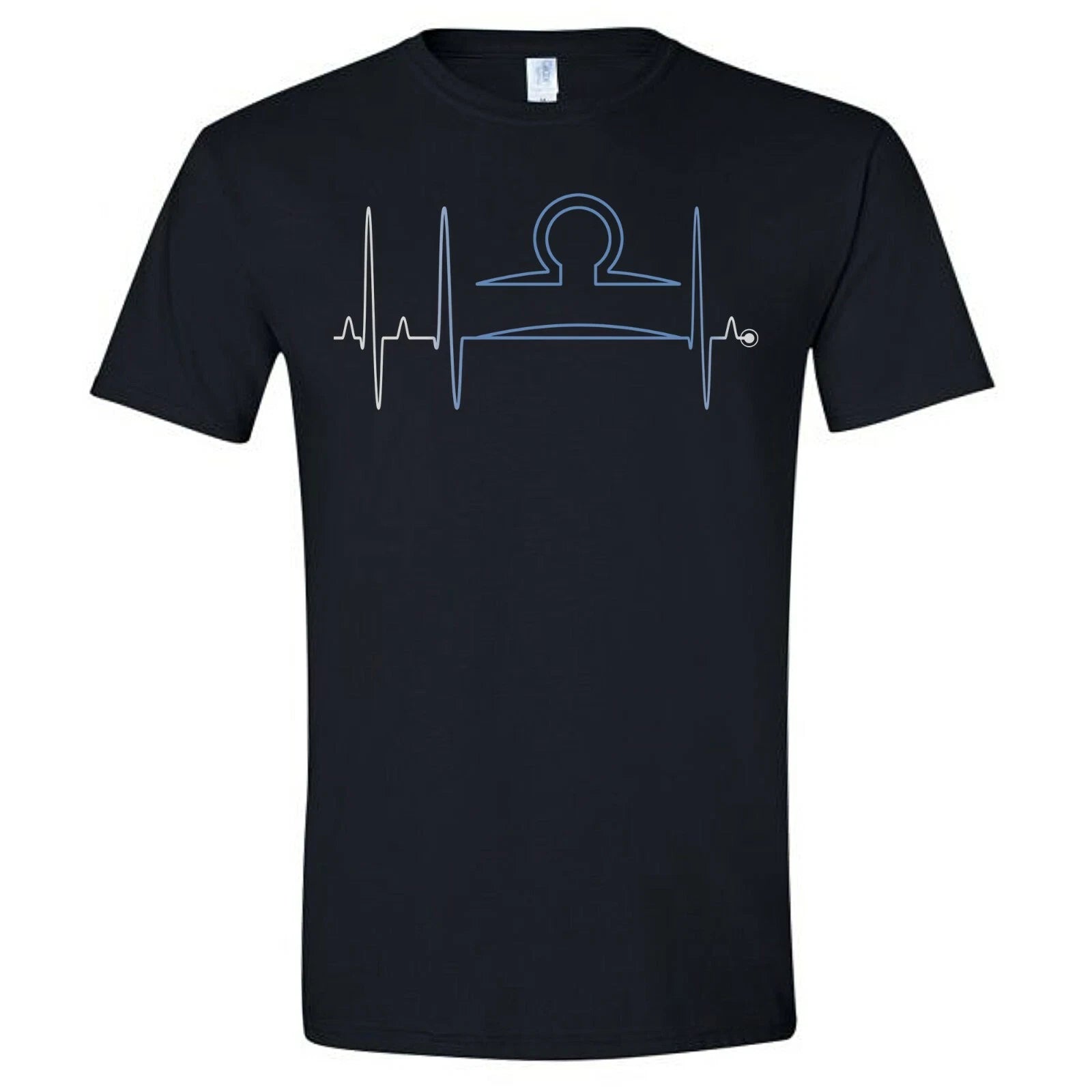 Libra Shirt Zodiac Sign Astrology Heartbeat Shirt October November Birthday Gift