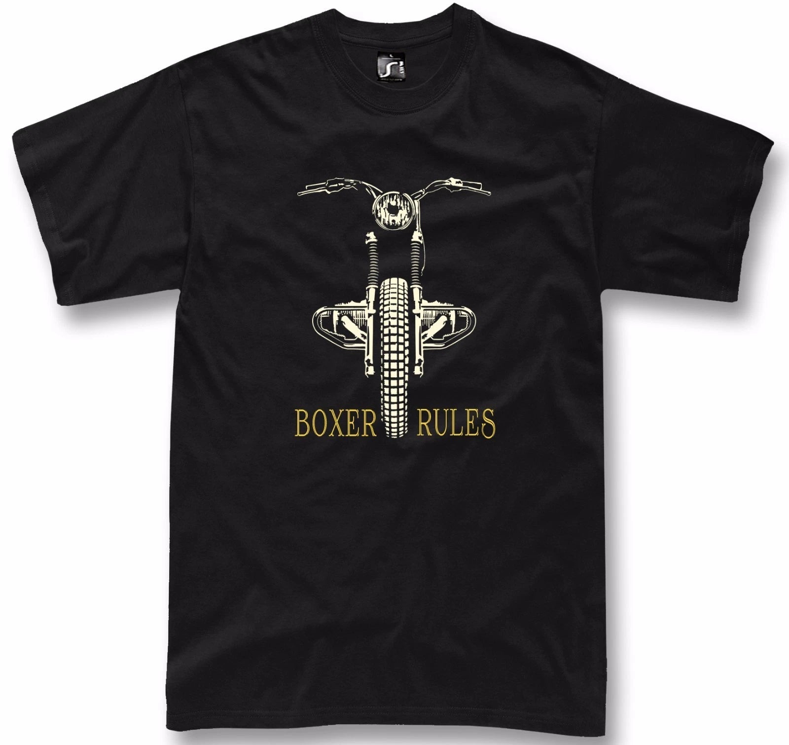 Classic Motorcycle T-Shirt Custom Boxer Moto Motorbike Fans