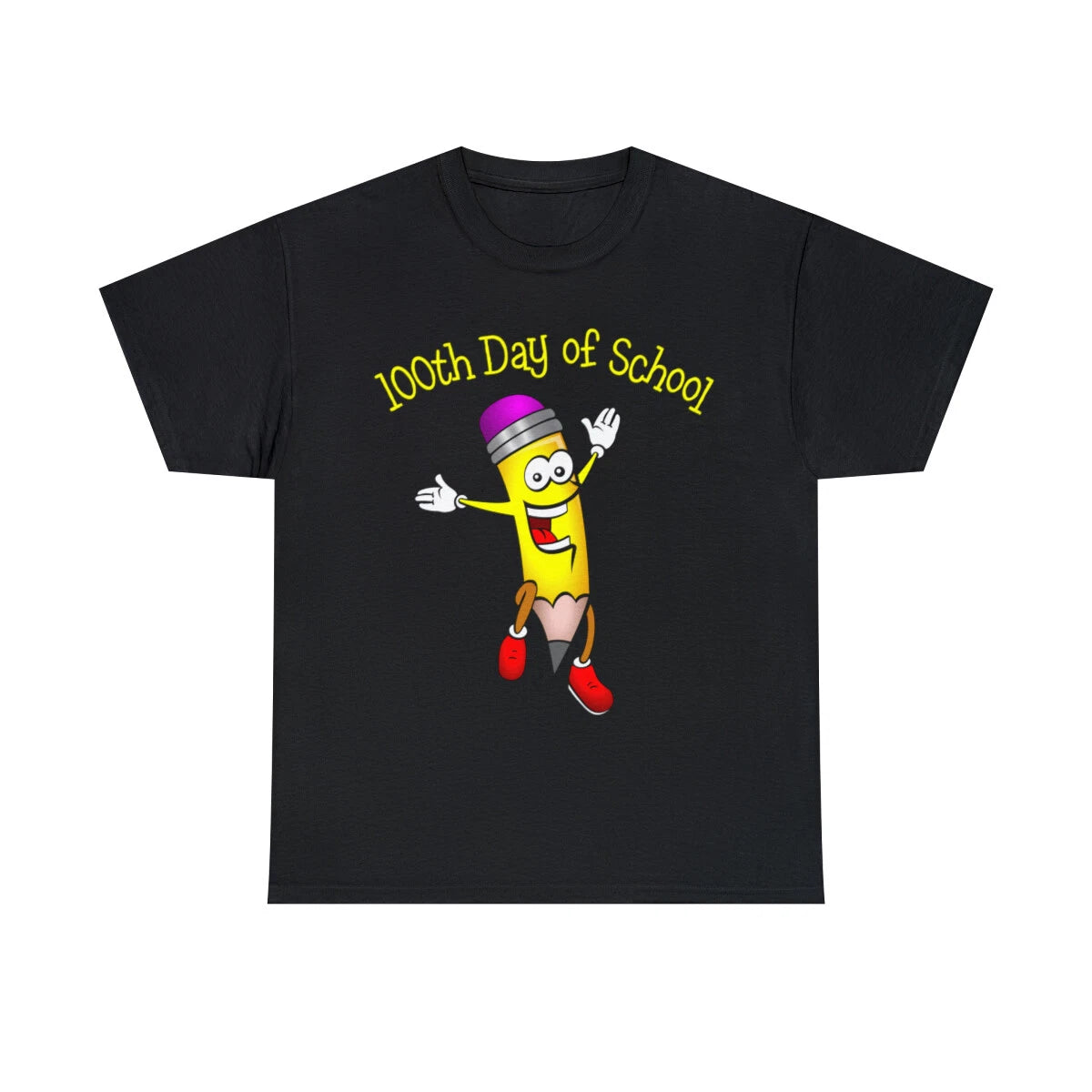 100 Days Of School Graphic Tee Shirt, S-5XL