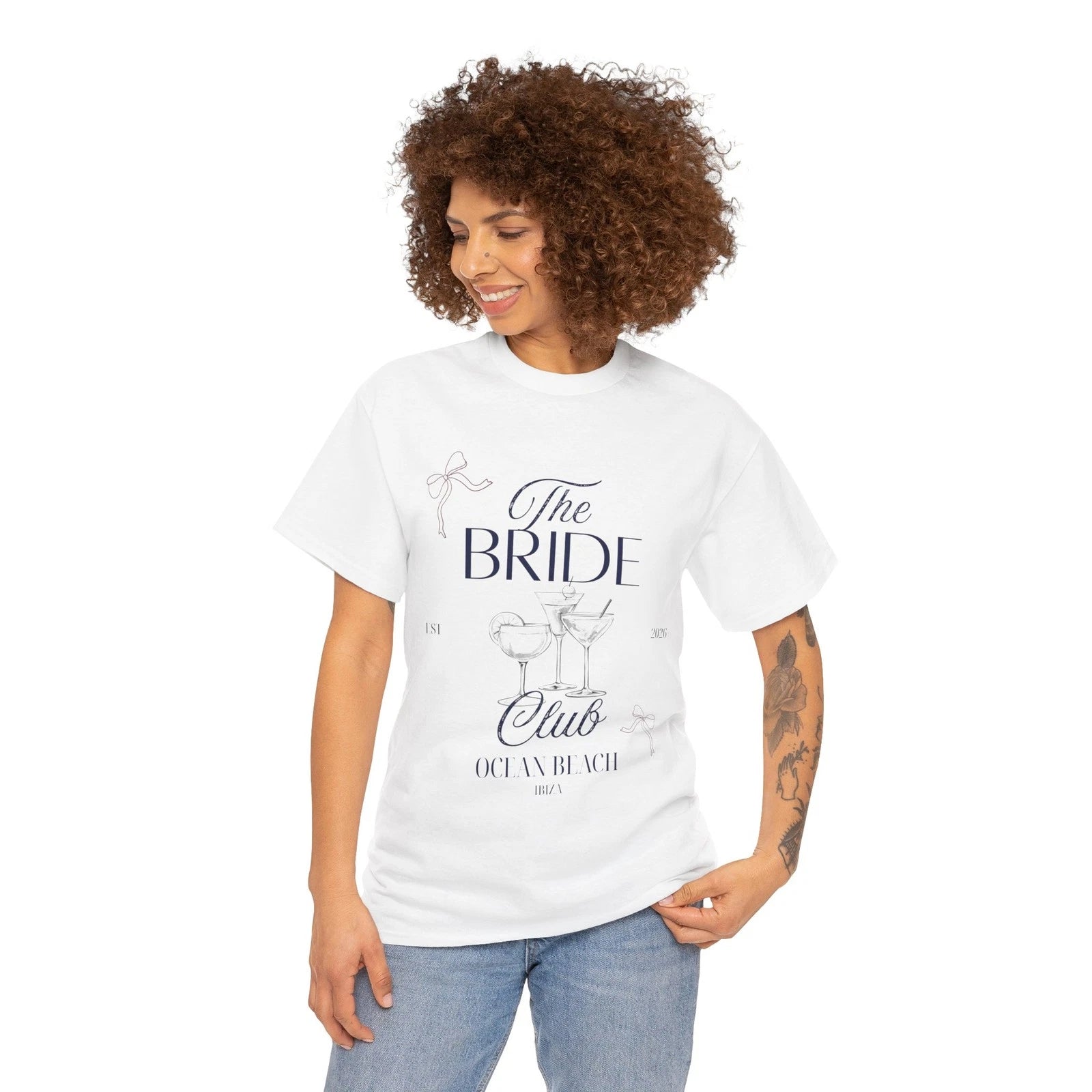 2026 The Bride Club Tee | Ocean Beach Ibiza Hen Party Bachelorette Shirt