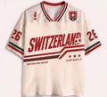 Custom Switzerland Jersey Shirt, Retro Swiss Football Tee, World Cup 2026