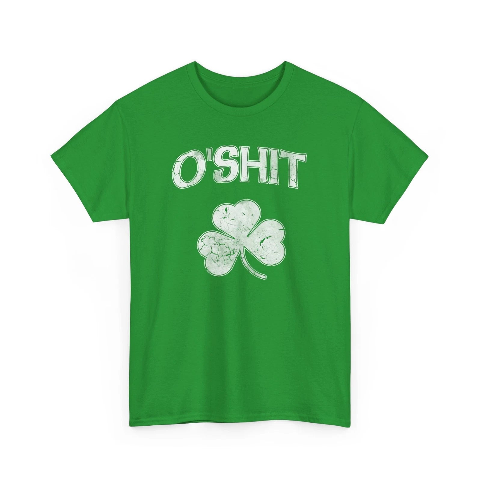 O'Shit Funny St Patrick's Day Humor Unisex Heavy Cotton Tee