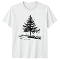 Pine Tree Forest Nature Mens T Shirt Womens Tee Graphic Outdoor Top