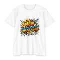 New Arrivals comic pop art T-Shirt | Retro burst graphic