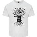Acoustic Guitar Tree Roots Guitarist Music Mens Cotton T-Shirt Tee Top