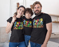 Family Matching Group T-shirts Dad Mum Kids Gamer Daddio Mummio Kiddo T-shirt