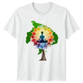 Spiritual Lotus Mandala Meditation T-Shirt Yoga Chakra Wellness