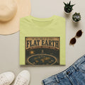 Flat Earth Vintage Poster T-Shirt | Retro Map Conspiracy Tee