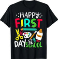 Happy First Day of School Teacher Back to School Student T-Shirt