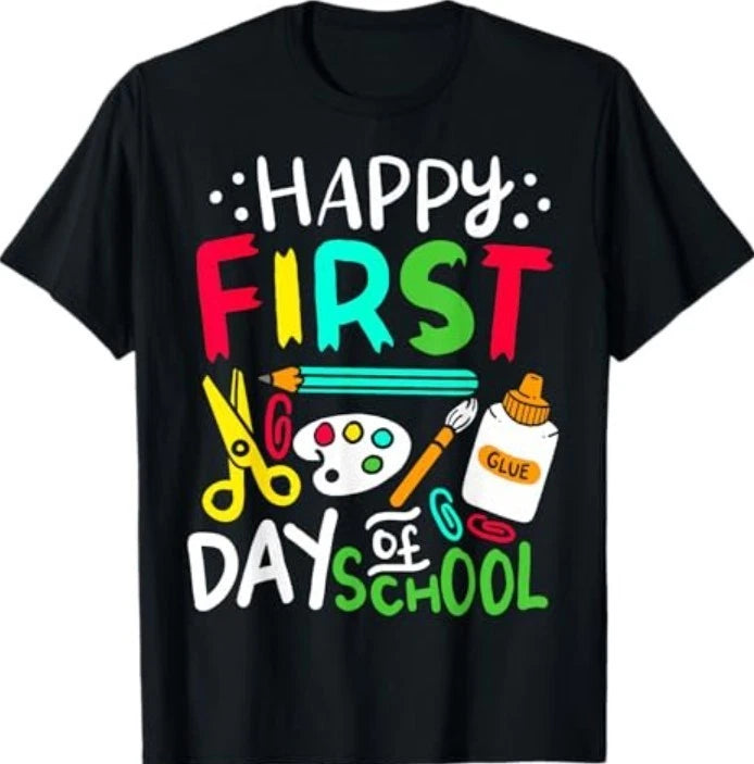 Happy First Day of School Teacher Back to School Student T-Shirt