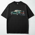 Vintage 911 Turbo T-Shirt Green German Sports Car Graphic Tee Classic 930 Gift