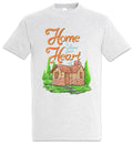 Home Is Where Your Heart At T-Shirt Pixel Retro Gamer Gaming House 8 16 Bit
